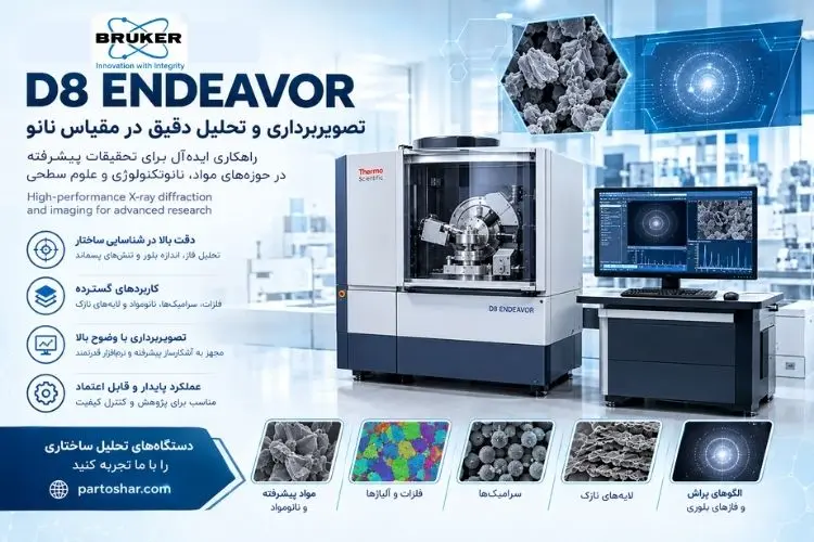 پراش XRD پودری D8 ENDEAVOR